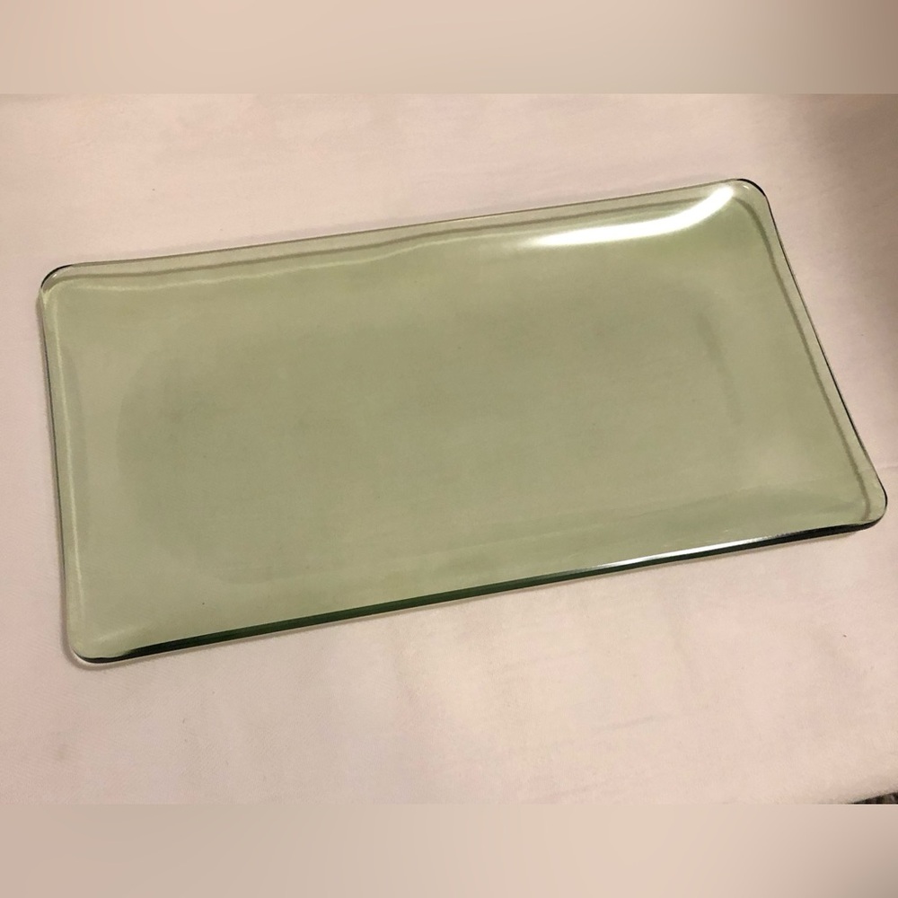 Pottery Barn Glass Rectangular Tray